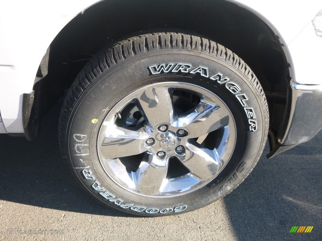 2018 1500 Big Horn Crew Cab 4x4 - Bright White / Black/Diesel Gray photo #9