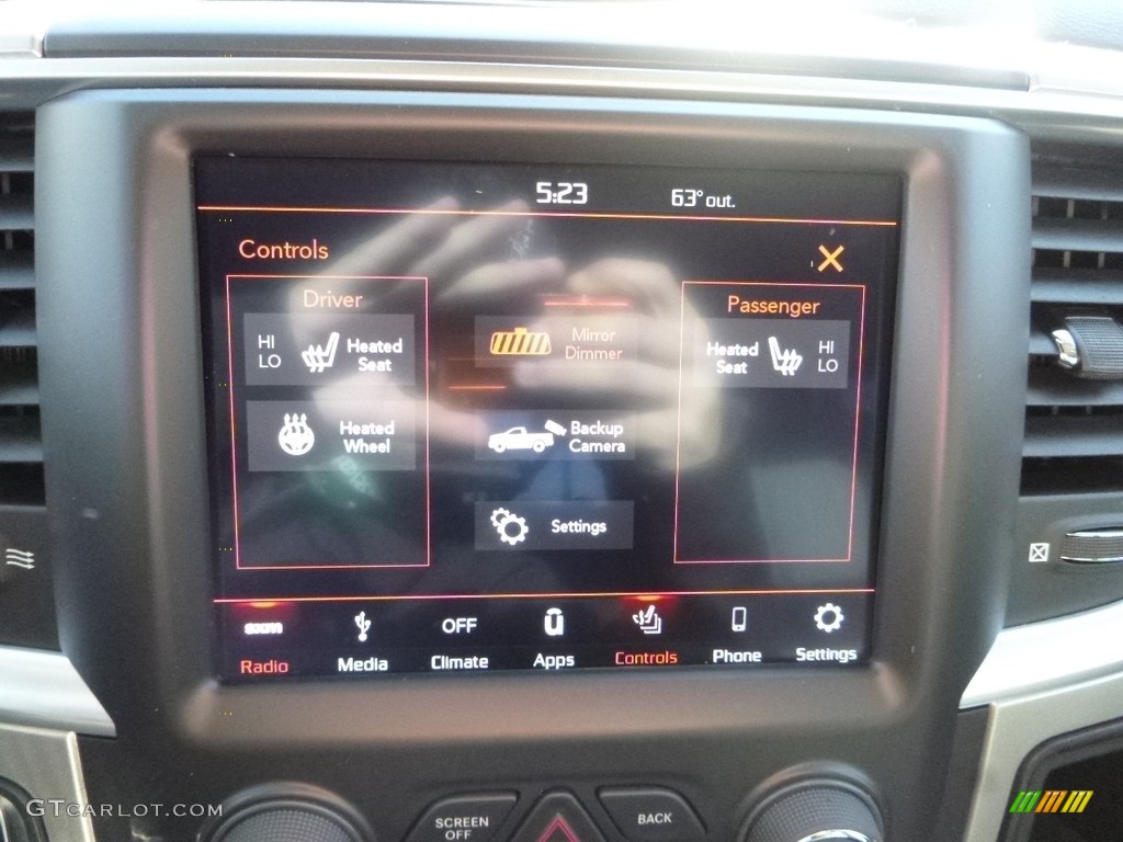 2018 1500 Big Horn Crew Cab 4x4 - Bright White / Black/Diesel Gray photo #19