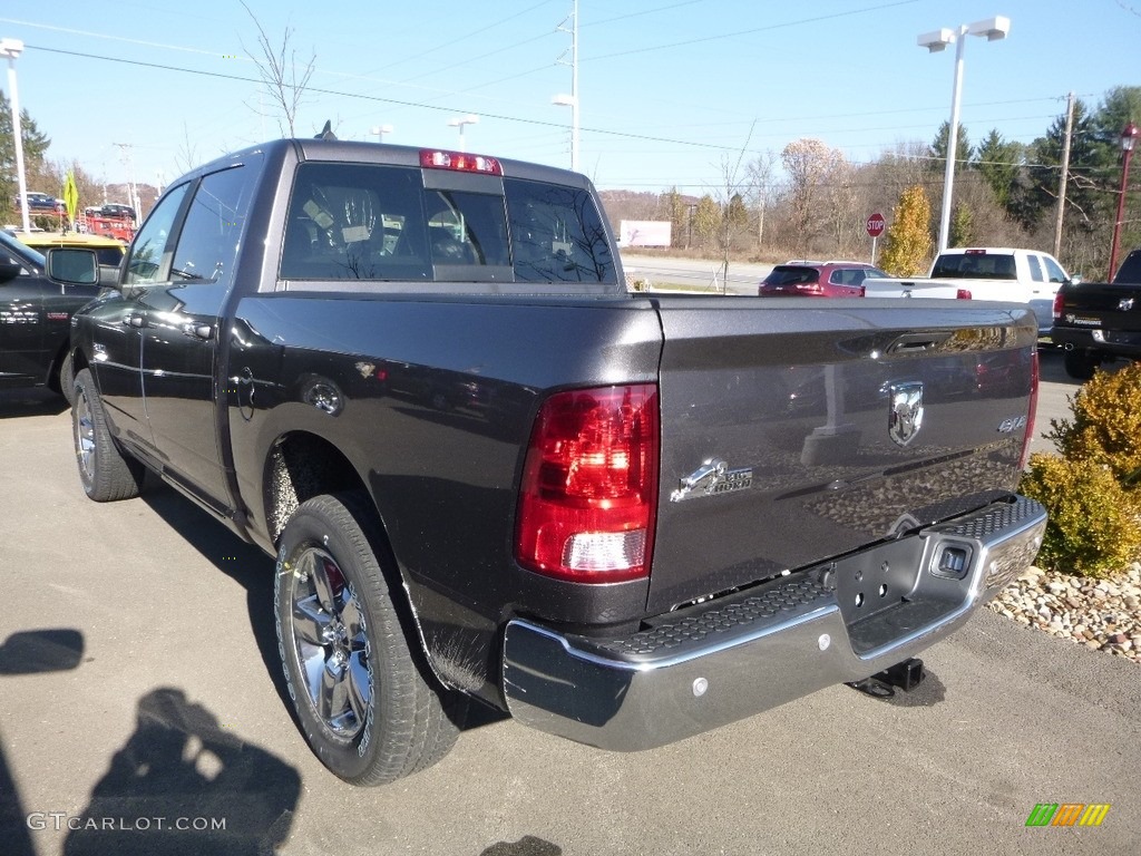 2018 1500 Big Horn Crew Cab 4x4 - Granite Crystal Metallic / Black/Diesel Gray photo #3