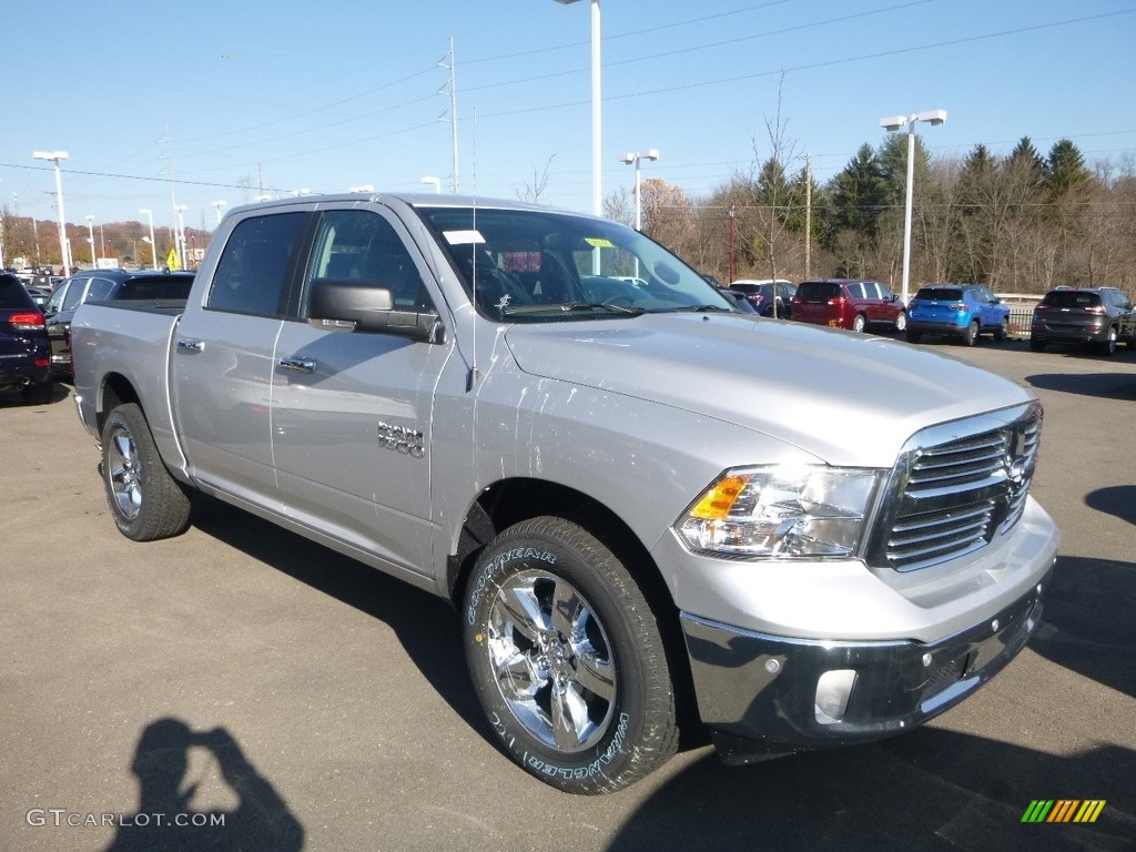 Bright Silver Metallic 2018 Ram 1500 Big Horn Crew Cab 4x4 Exterior Photo #124109094