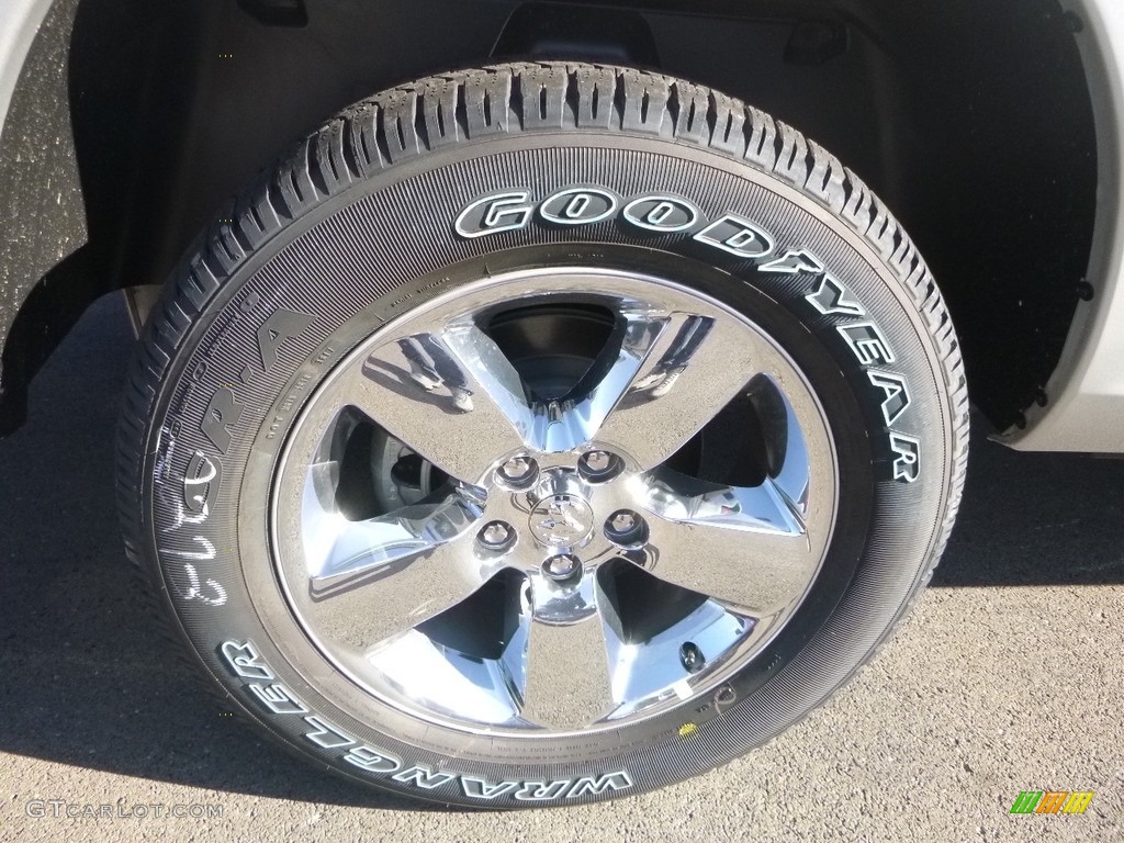2018 1500 Big Horn Crew Cab 4x4 - Bright Silver Metallic / Black/Diesel Gray photo #9