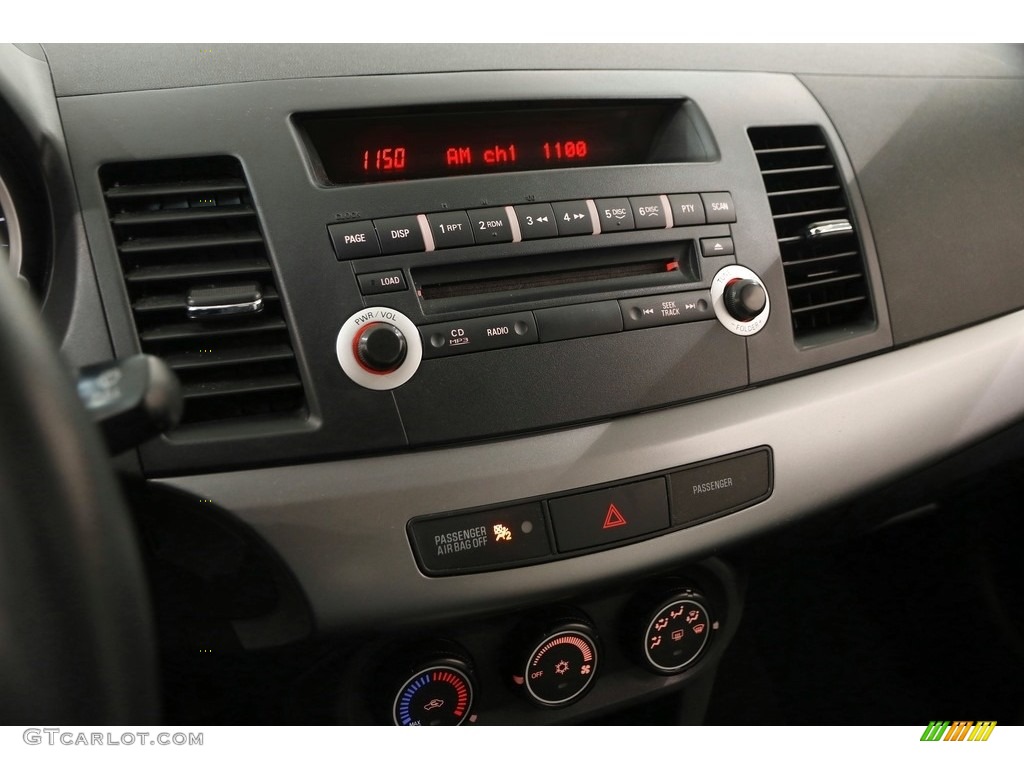 2011 Lancer ES - Apex Silver Metallic / Black photo #10