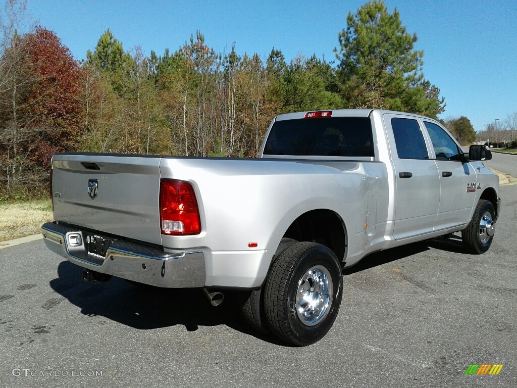 2018 3500 Tradesman Crew Cab Dual Rear Wheel - Bright Silver Metallic / Black/Diesel Gray photo #6