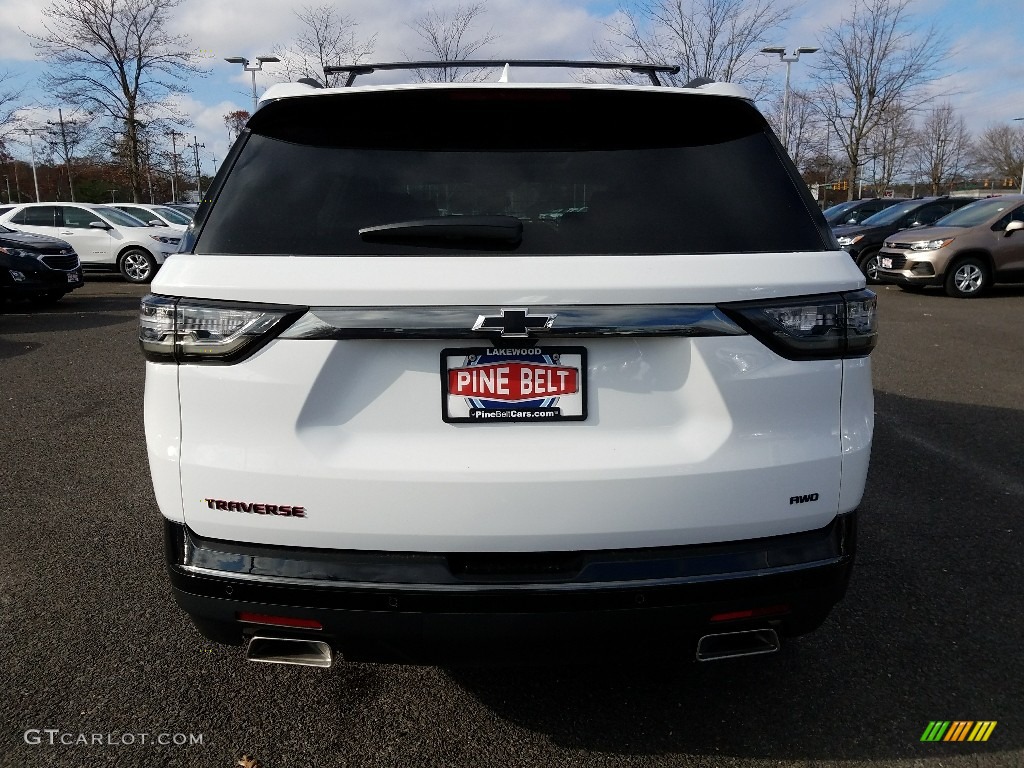 2018 Traverse Premier AWD - Summit White / Jet Black photo #5