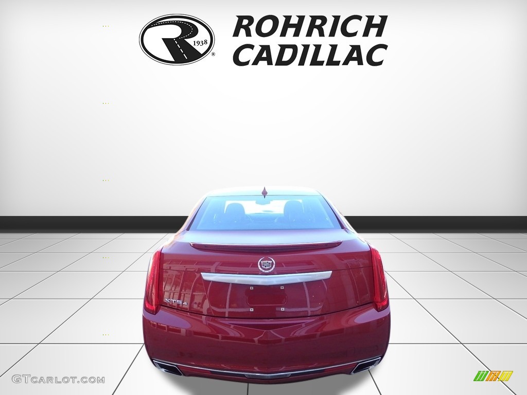 2013 XTS Luxury AWD - Crystal Red Tintcoat / Medium Titanium/Jet Black photo #4