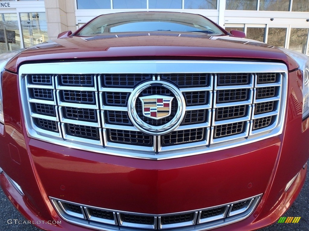 2013 XTS Luxury AWD - Crystal Red Tintcoat / Medium Titanium/Jet Black photo #9