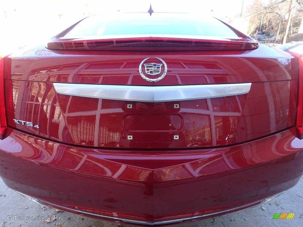 2013 XTS Luxury AWD - Crystal Red Tintcoat / Medium Titanium/Jet Black photo #13