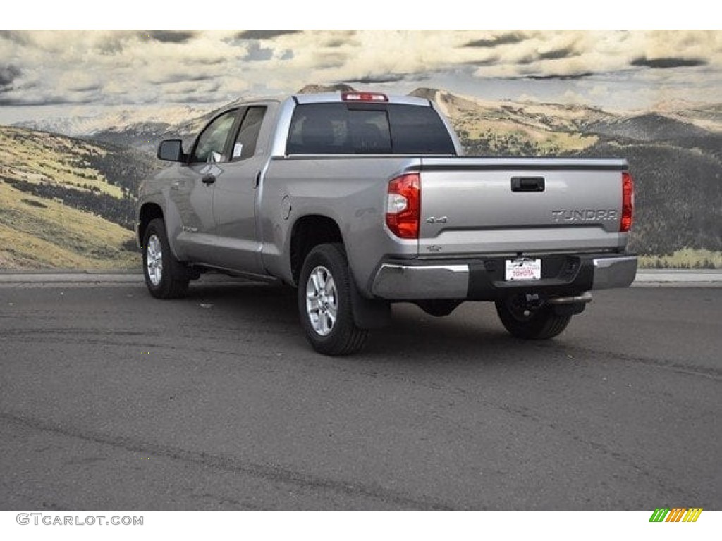 2018 Tundra SR5 Double Cab 4x4 - Silver Sky Metallic / Black photo #3