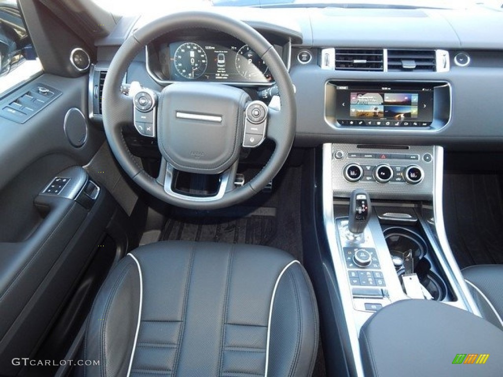 2017 Land Rover Range Rover Sport SVR Ebony/Ebony Dashboard Photo #124114135