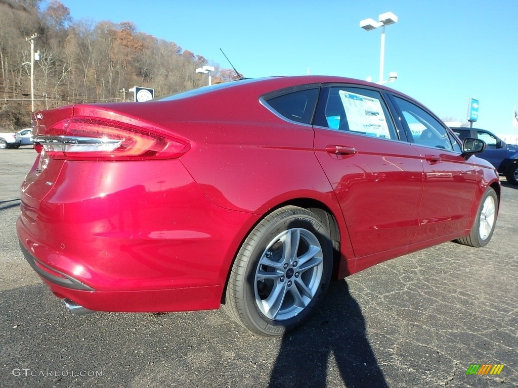 2018 Fusion SE - Ruby Red / Ebony photo #2