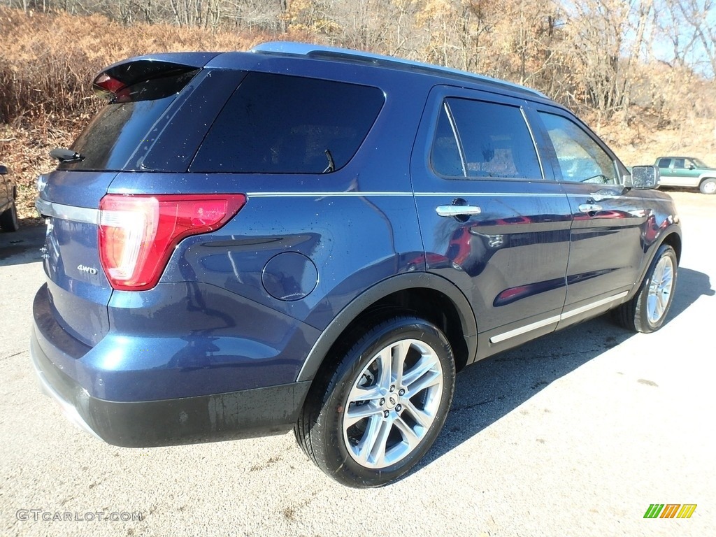 2017 Explorer Limited 4WD - Blue Jeans / Ebony Black photo #2