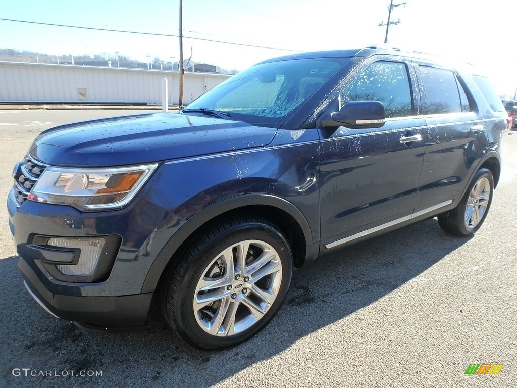 2017 Explorer Limited 4WD - Blue Jeans / Ebony Black photo #6