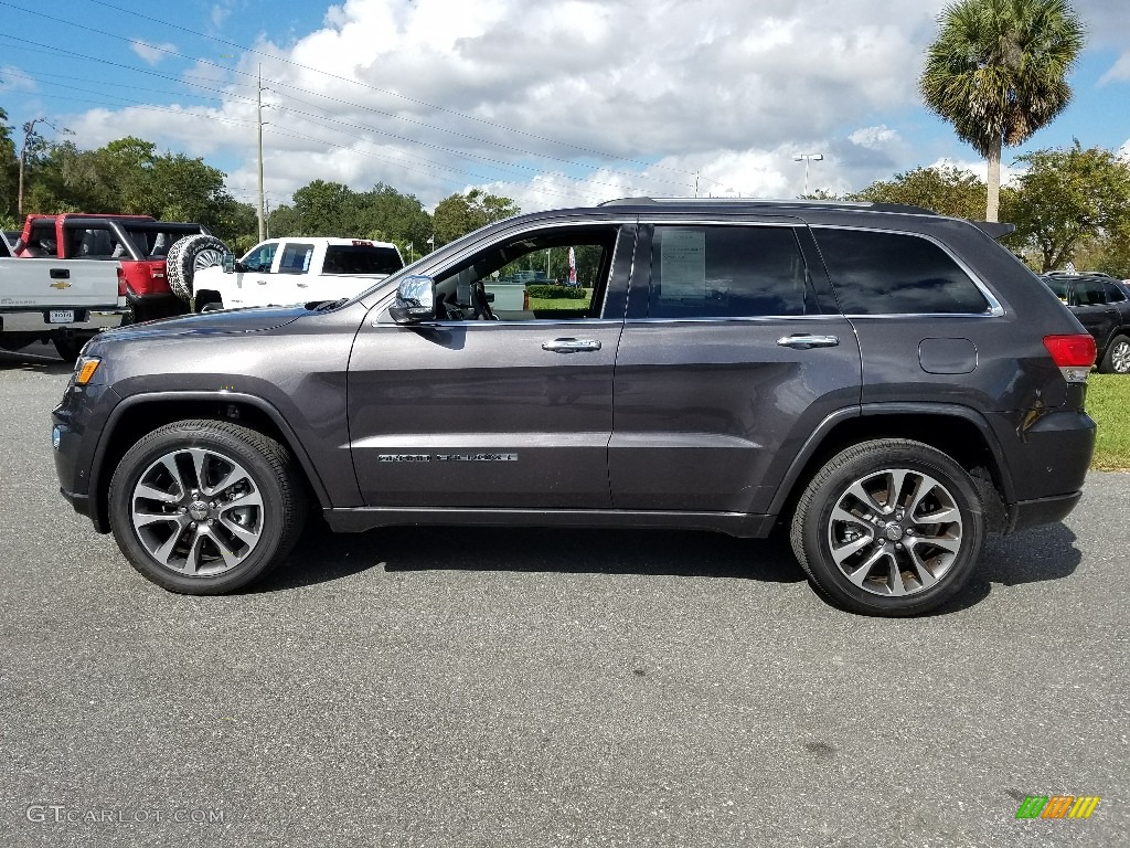 Granite Crystal Metallic 2018 Jeep Grand Cherokee Overland 4x4 Exterior Photo #124116640