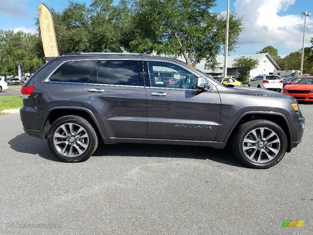Granite Crystal Metallic 2018 Jeep Grand Cherokee Overland 4x4 Exterior Photo #124116739