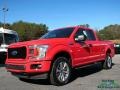 2018 Race Red Ford F150 XL SuperCab 4x4  photo #1