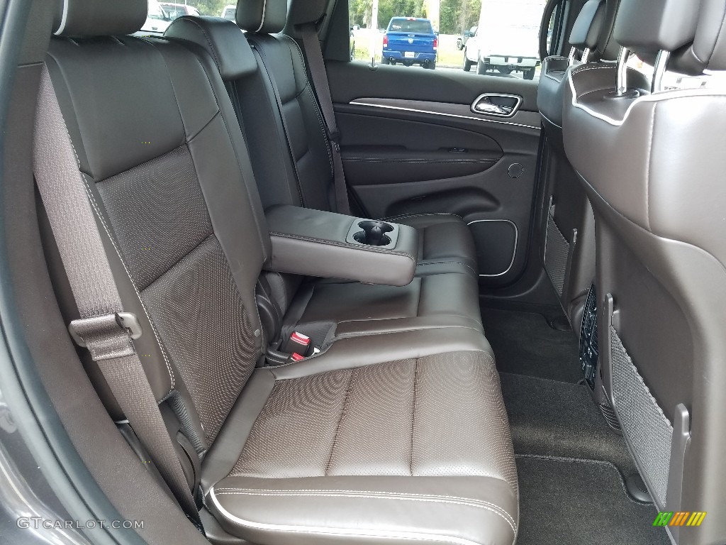 2018 Jeep Grand Cherokee Overland 4x4 Rear Seat Photo #124116856
