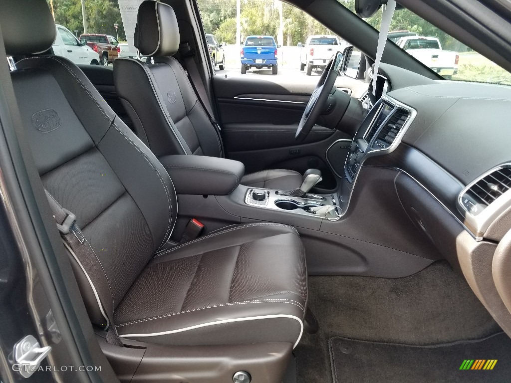 Brown Interior 2018 Jeep Grand Cherokee Overland 4x4 Photo #124116874