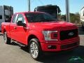 2018 Race Red Ford F150 XL SuperCab 4x4  photo #7