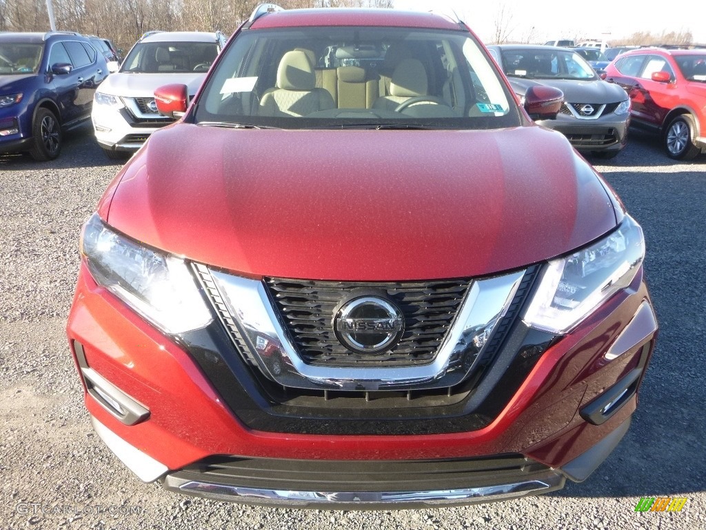 Scarlet Ember 2018 Nissan Rogue SV AWD Exterior Photo #124118368