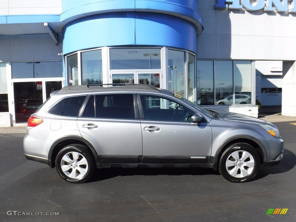 2011 Outback 2.5i Limited Wagon - Steel Silver Metallic / Off Black photo #2
