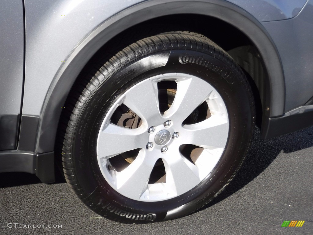 2011 Outback 2.5i Limited Wagon - Steel Silver Metallic / Off Black photo #3