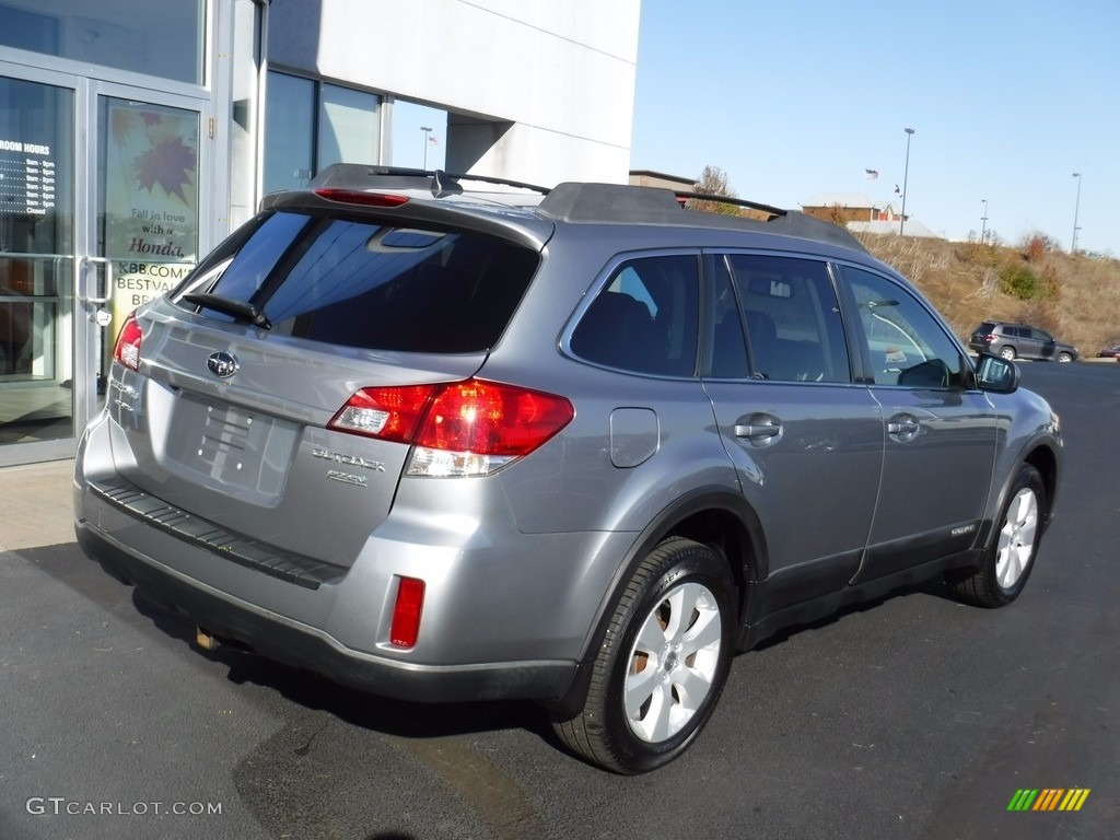 2011 Outback 2.5i Limited Wagon - Steel Silver Metallic / Off Black photo #10