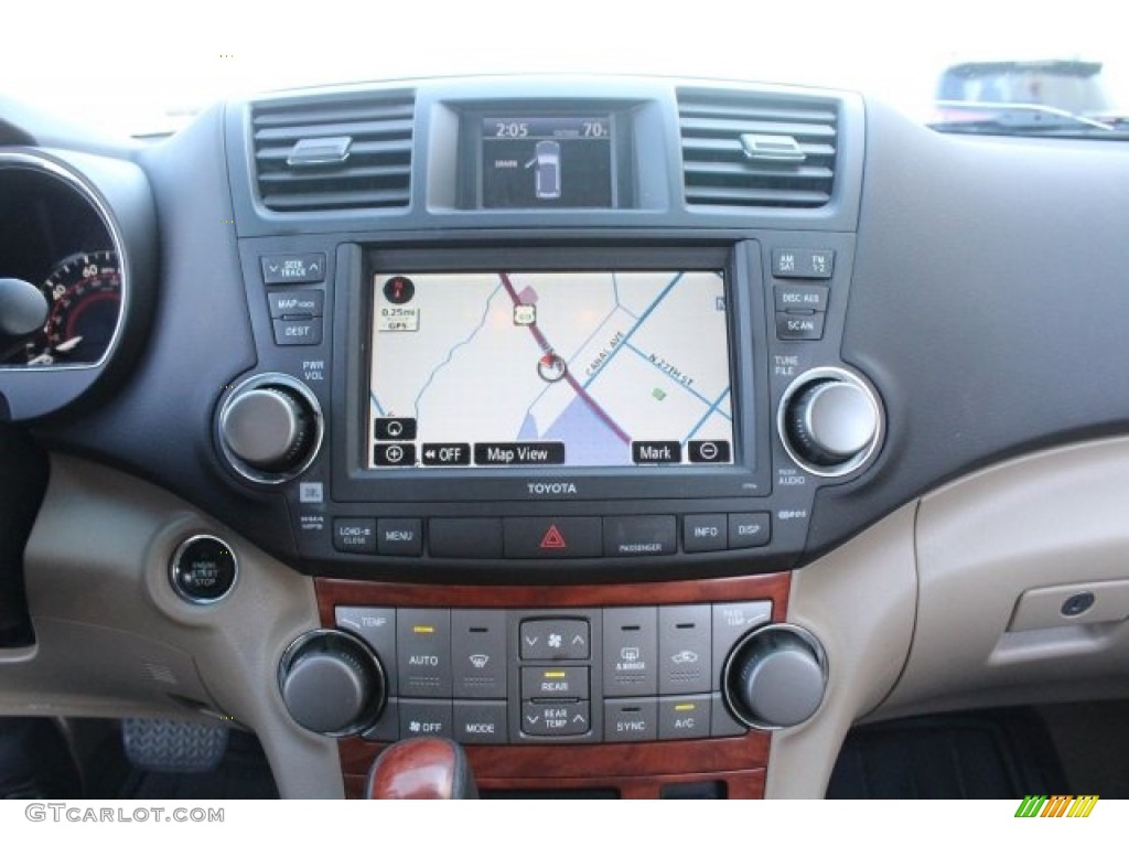 2008 Highlander Limited - Blue Streak Metallic / Sand Beige photo #17