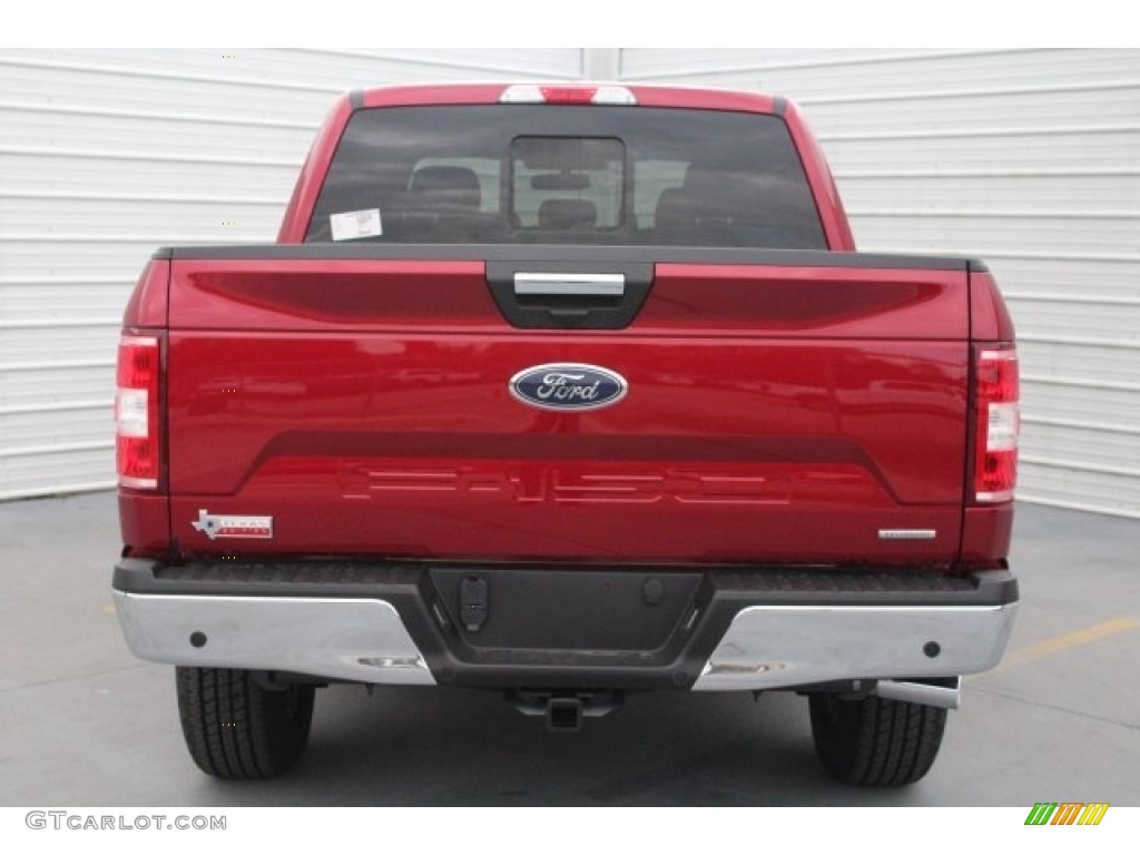 2018 F150 XLT SuperCrew 4x4 - Ruby Red / Earth Gray photo #7