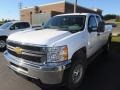 Summit White - Silverado 2500HD Work Truck Extended Cab 4x4 Photo No. 3