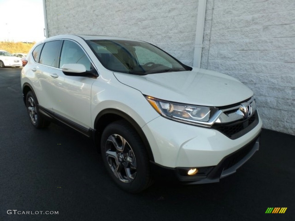 2018 CR-V EX AWD - White Diamond Pearl / Ivory photo #1