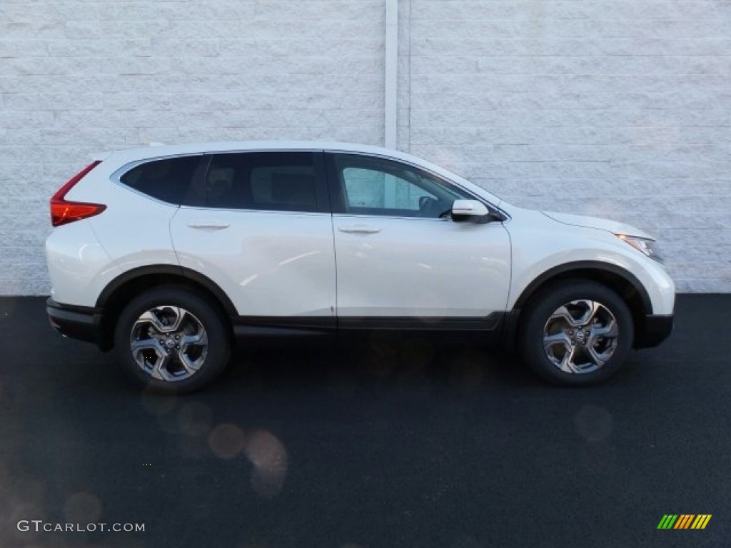 2018 CR-V EX AWD - White Diamond Pearl / Ivory photo #2