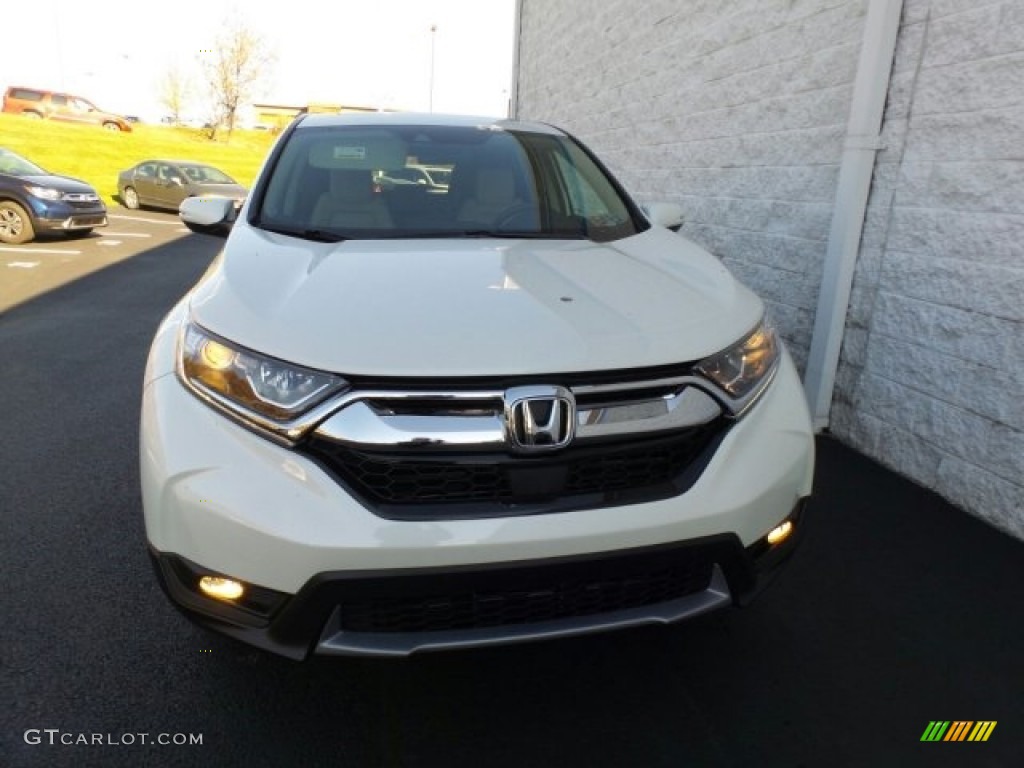 2018 CR-V EX AWD - White Diamond Pearl / Ivory photo #3