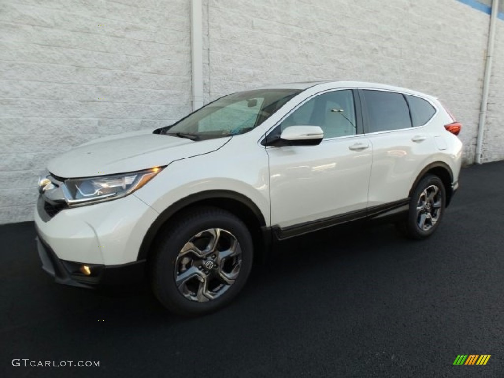 2018 CR-V EX AWD - White Diamond Pearl / Ivory photo #5