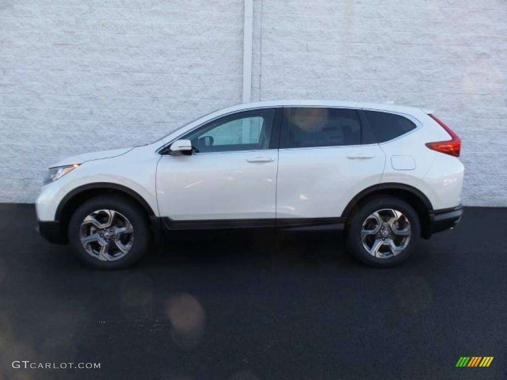 2018 CR-V EX AWD - White Diamond Pearl / Ivory photo #6