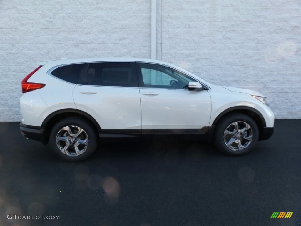 2018 CR-V EX AWD - White Diamond Pearl / Ivory photo #2