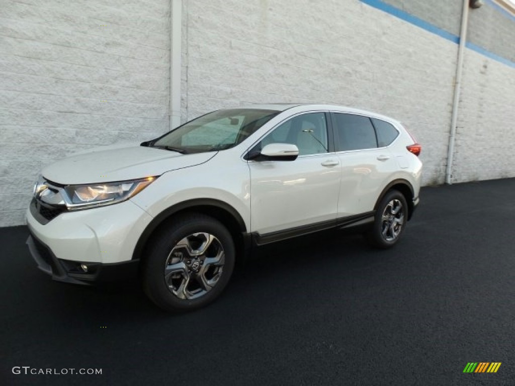 2018 CR-V EX AWD - White Diamond Pearl / Ivory photo #4