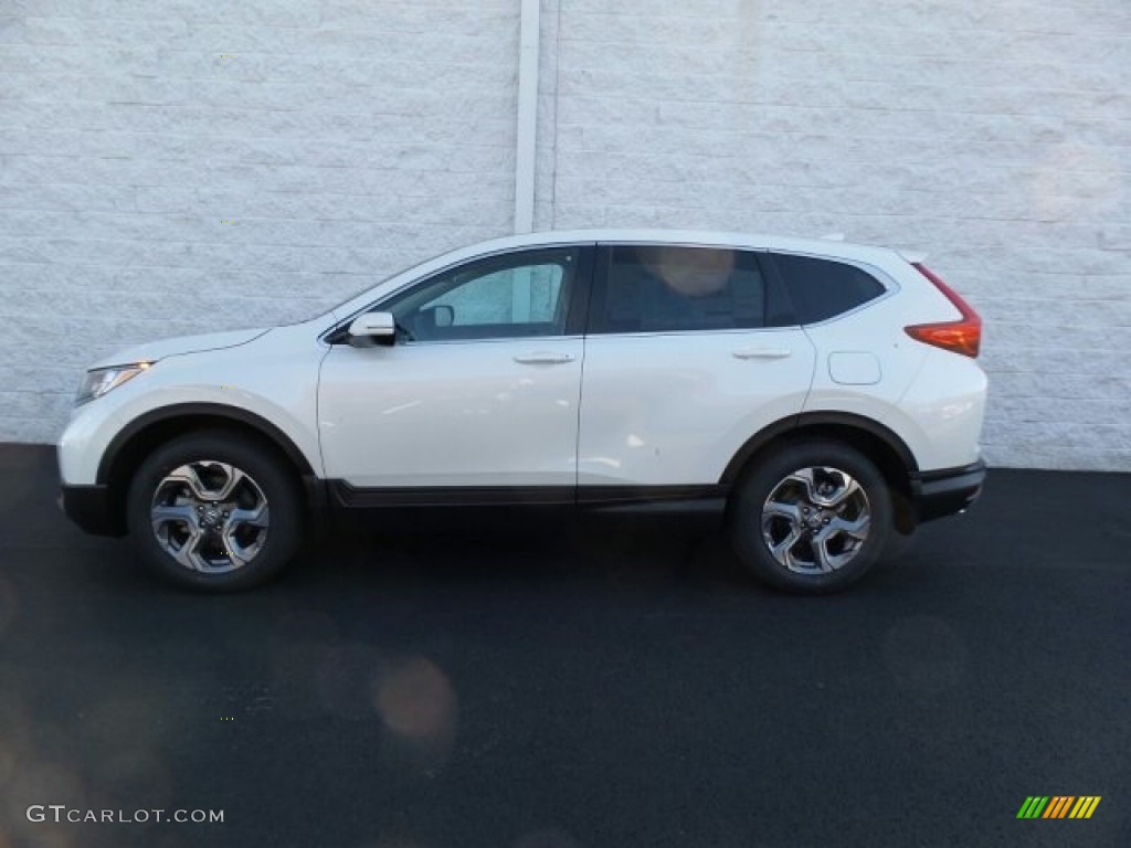 2018 CR-V EX AWD - White Diamond Pearl / Ivory photo #5