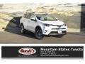 2018 Super White Toyota RAV4 XLE AWD  photo #1