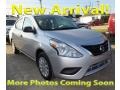 Brilliant Silver 2015 Nissan Versa 1.6 S Sedan