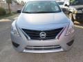 2015 Brilliant Silver Nissan Versa 1.6 S Sedan  photo #2