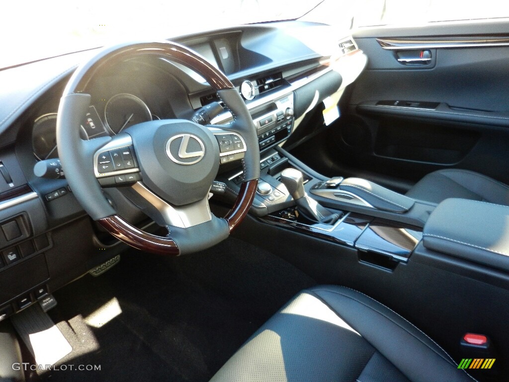 Black Interior 2018 Lexus ES 300h Photo #124132129