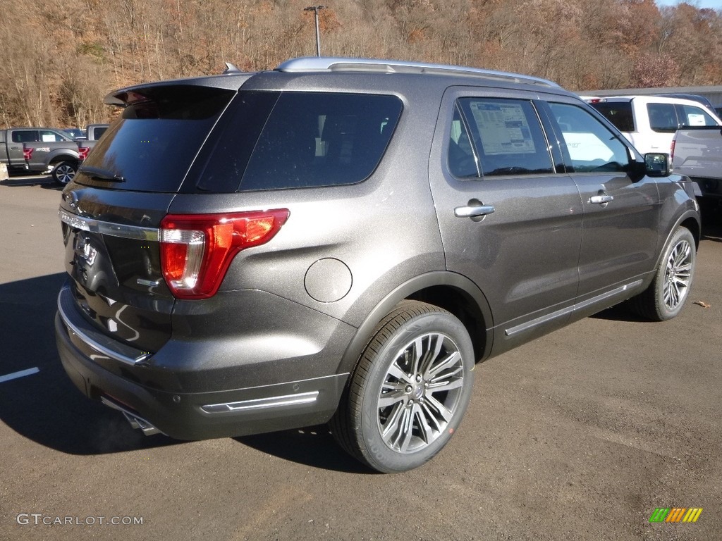 2018 Explorer Platinum 4WD - Magnetic Metallic / Ebony Black photo #2