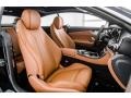 Saddle Brown/Black Front Seat Photo for 2018 Mercedes-Benz E #124132345