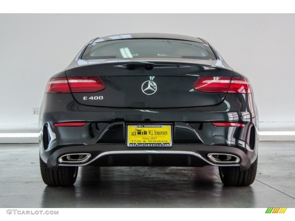 2018 E 400 Coupe - Emerald Green Metallic / Saddle Brown/Black photo #4