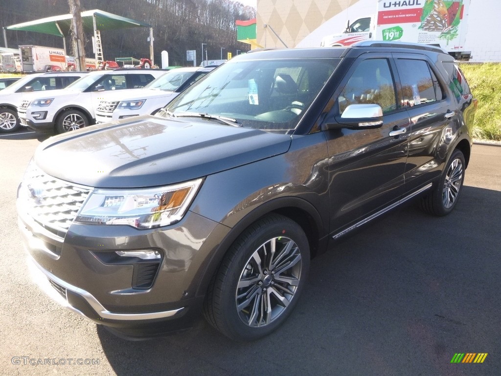 2018 Explorer Platinum 4WD - Magnetic Metallic / Ebony Black photo #5