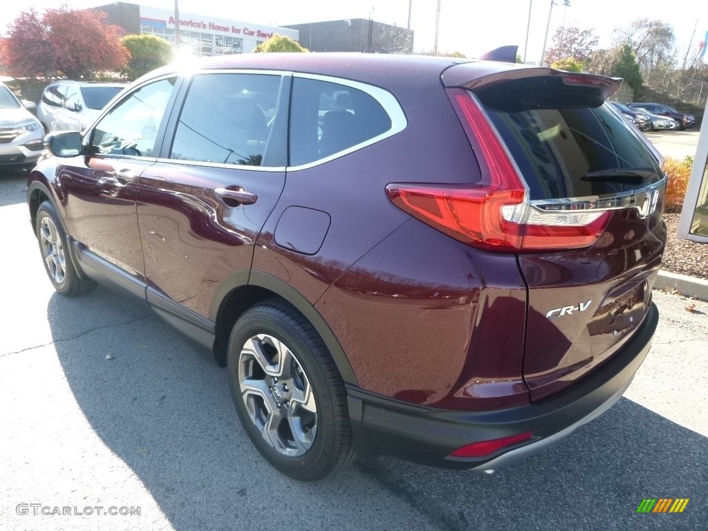 2017 CR-V EX AWD - Molten Lava Pearl / Gray photo #2