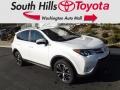 2015 Blizzard Pearl Toyota RAV4 Limited AWD  photo #1