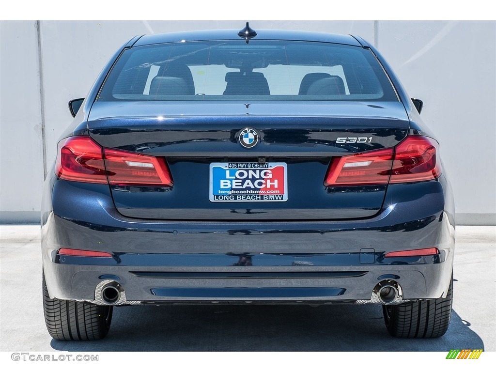 2018 5 Series 530i Sedan - Imperial Blue Metallic / Black photo #4