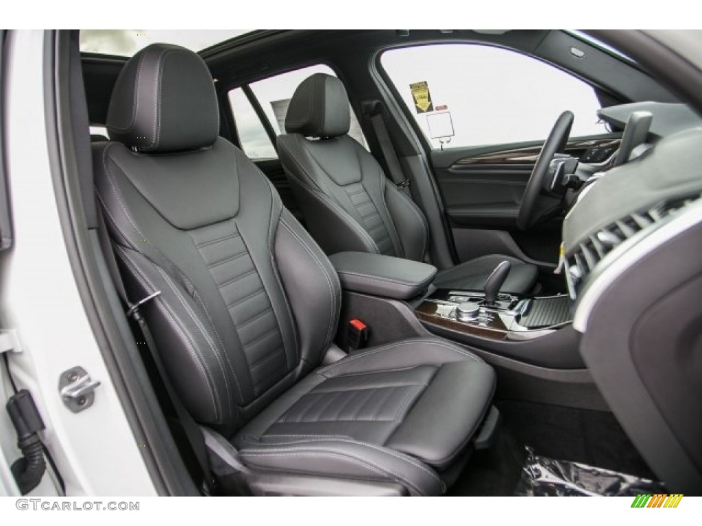Black Interior 2018 BMW X3 xDrive30i Photo #124135843