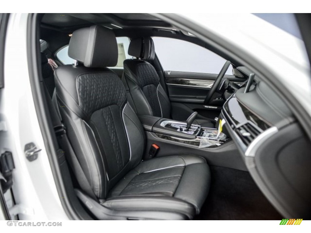 2018 7 Series 740i Sedan - Mineral White Metallic / Black photo #2